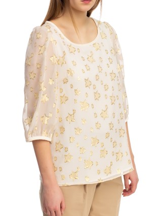 Бежева блуза MAX&CO : фото 5 - Invogue